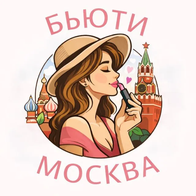 БЬЮТИ МОСКВА — логотип телеграмм-канала