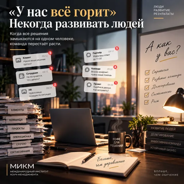 МИКМ | Международный институт коуч-менеджмента — пост от 23.09.2026