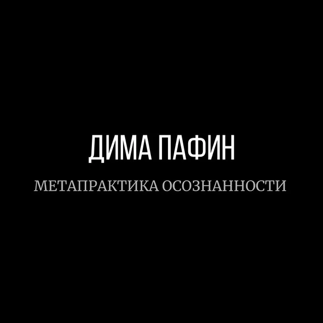 Дима Пафин - Метапрактика Осознанности — логотип телеграмм-канала
