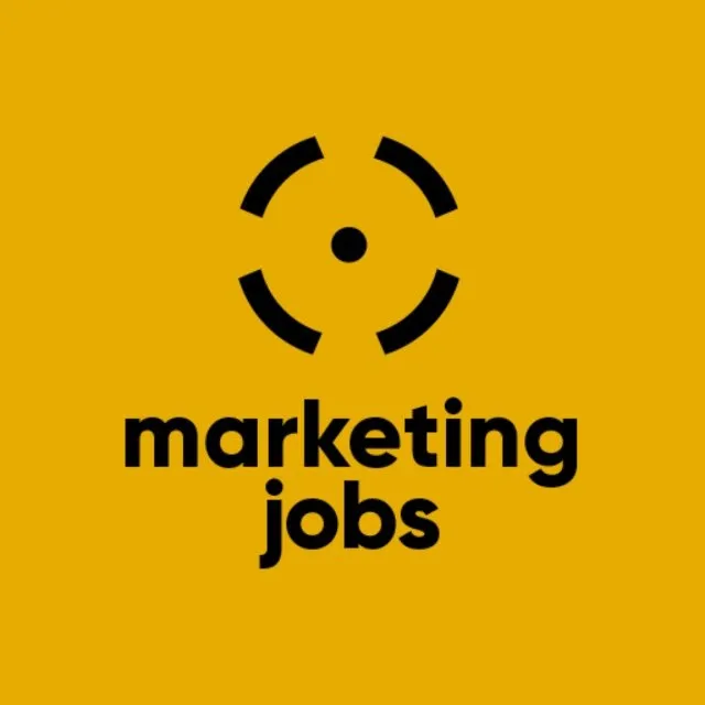 🎯 marketing jobs — вакансии для маркетологов — логотип