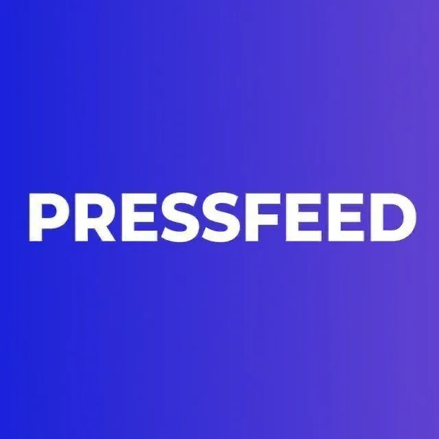 Pressfeed — логотип телеграмм-канала