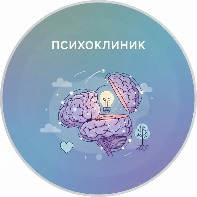 Психоклиник — логотип телеграмм-канала