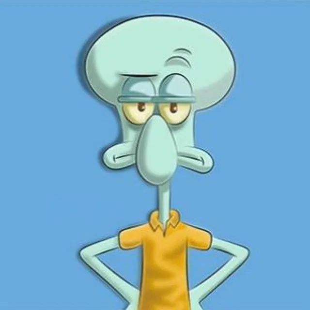 Squidward — логотип телеграмм-канала
