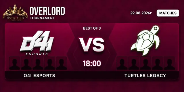 🏆 O4I ESPORTS 🏆 — пост от 29.08.2026