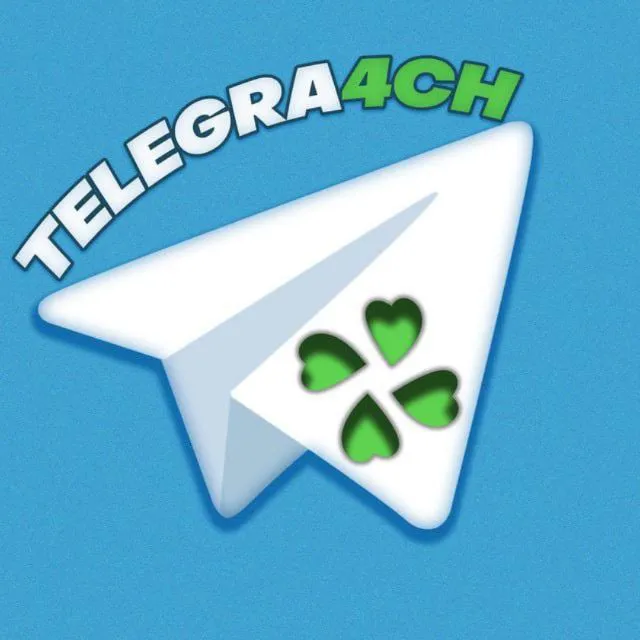 TELEGRA4CH — логотип телеграмм-канала