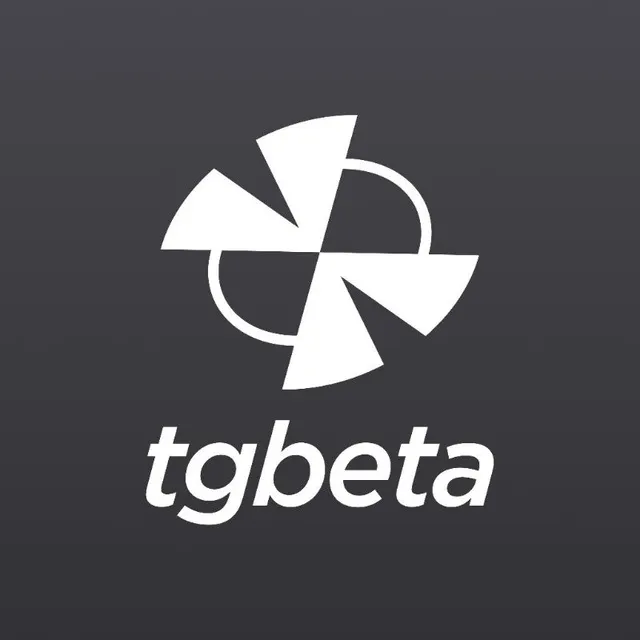 Telegram Beta — логотип телеграмм-канала