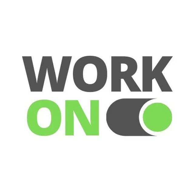 WORK ON — логотип телеграмм-канала
